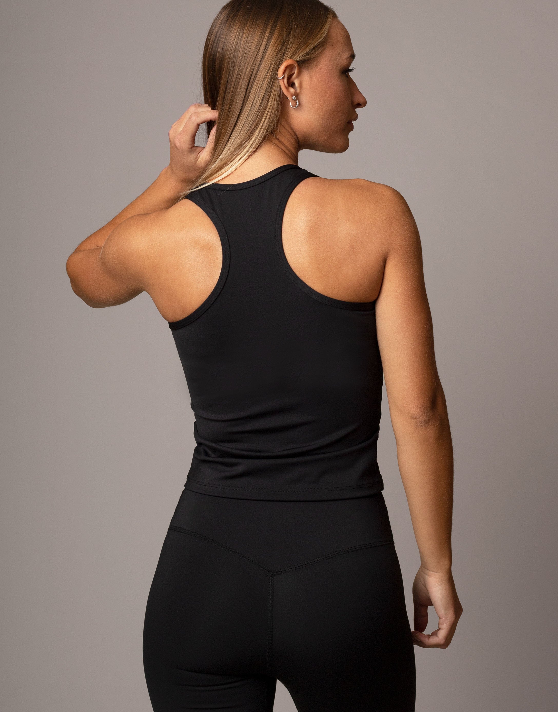 Freestyle Tank Top for Women - Soft & Breathable Black Workout Shirt - Perfect for Yoga, Running & Gym