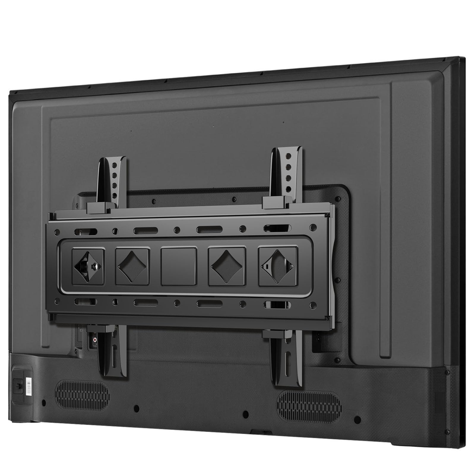 JXMTSPW Adjustable TV Wall Mount Bracket for 32-68 Inch Flat & Curved Screens - Supports LED, LCD, OLED TVs up to 60kg with Max VESA 400x400mm - Perfect for 40, 43, 50, 55, 60, 65 Inch TVs - Ideal for Living Room, Bedroom & Home Theater Setup