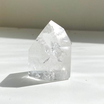 Natural Clear Quartz Crystal Point CQC 47 - Healing Stone for Meditation, Energy Cleansing & Home Decor