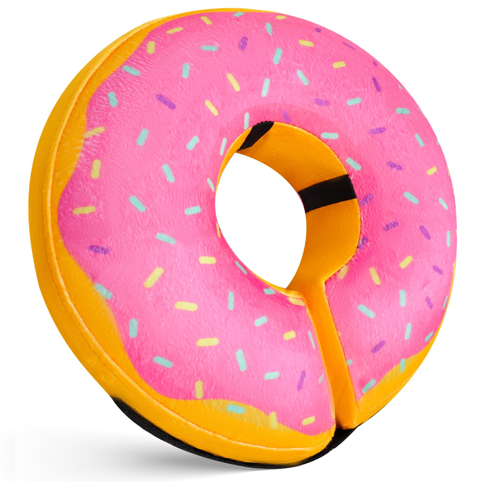 Katoggy Inflatable Dog Cone Collar - Soft Adjustable Blow Up Donut E-Collar for Small Medium Large Dogs & Cats - Post Surgery Recovery, Wound Protection & Comfort - Perfect for After Spay/Neuter, Hot Spots & Licking Prevention