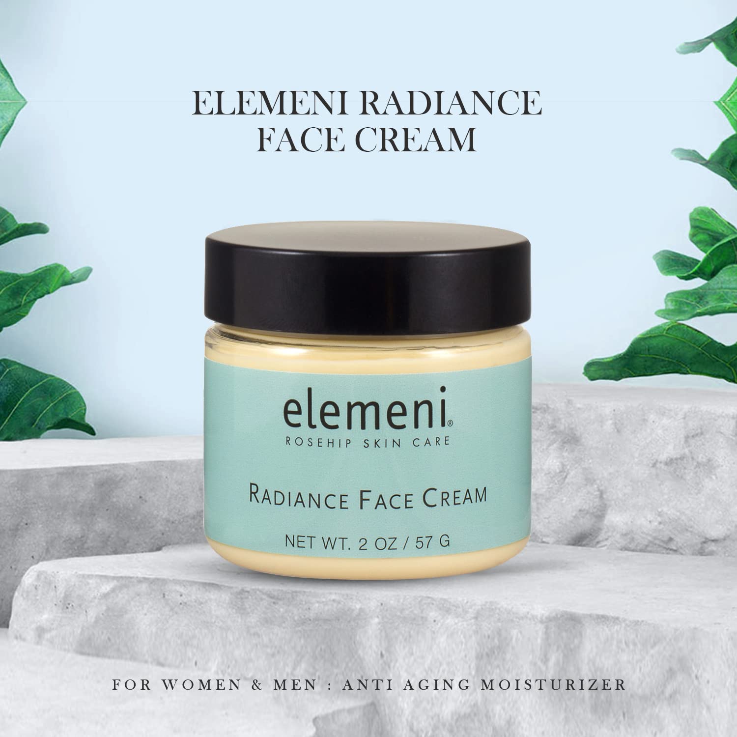 Max Green Alchemy Anti-Aging Radiance Face Cream with Collagen - Day & Night Moisturizer for Men & Women | Reduces Wrinkles, Brightens Skin | 2oz/57g | Perfect for Daily Skincare Routine & Travel