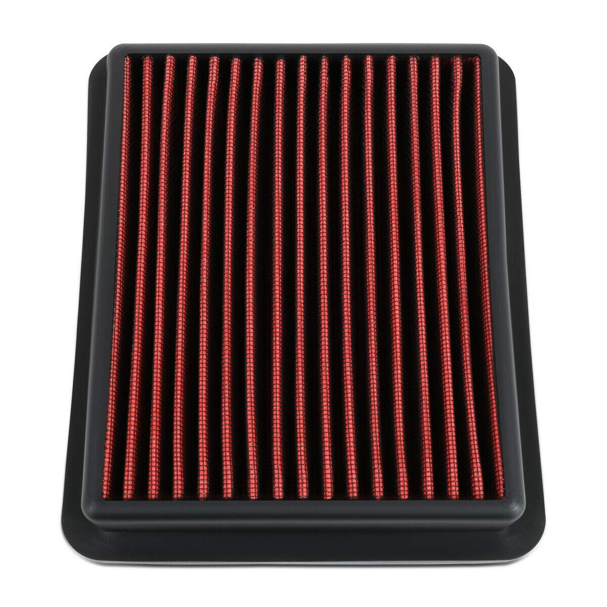 Premium Reusable Dry Panel Air Filter for 2018-2019 Honda Accord 1.5L - High Performance Engine Air Filter Replacement - Durable & Washable - Red - Perfect for Daily Commuting & Road Trips
