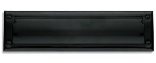 Baldwin 0014.102 Hinged Letter Box Plate - Oil Rubbed Bronze Finish - Perfect for Mail Slots & Front Door Installation