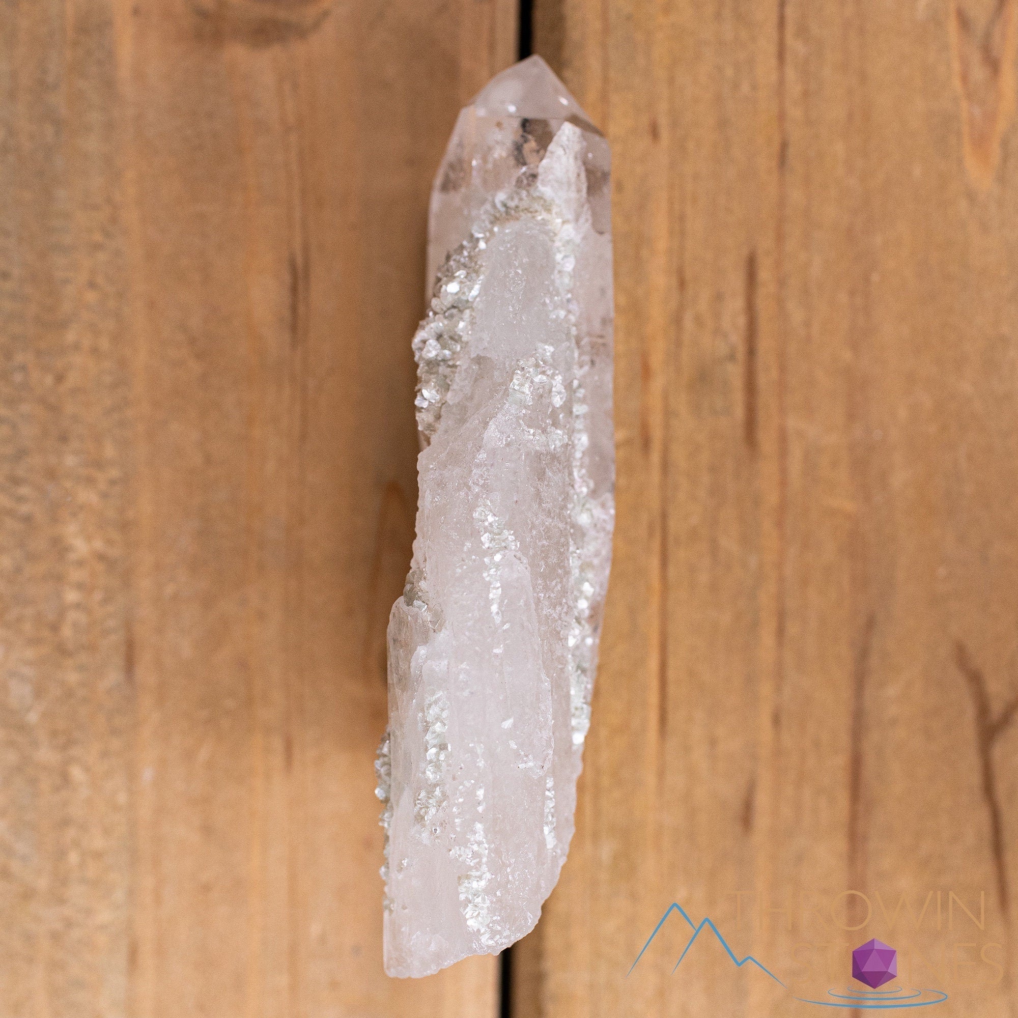 Natural Cookeite in Clear Quartz Raw Crystal - Healing Stone for Home Decor, Housewarming Gift, and Spiritual Healing | Perfect for Meditation, Feng Shui, and Crystal Collections