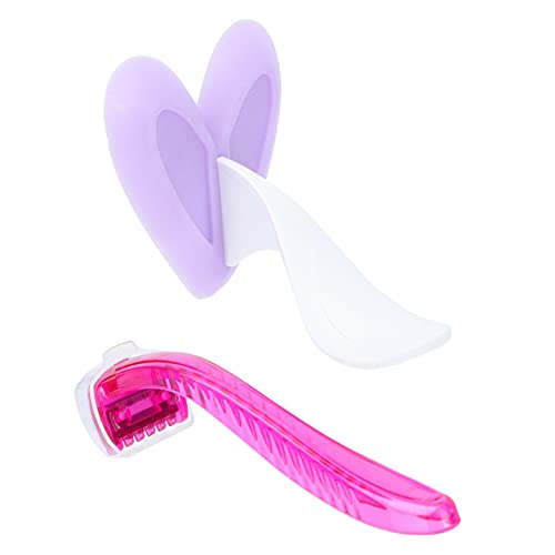 Beaupretty Women's Bikini Trimmer & Pubic Hair Shaver - Heart Shaped Bikini Line Shaving Stencil for Intimate Area Grooming - Perfect for Travel, Beach & Sensitive Skin Care