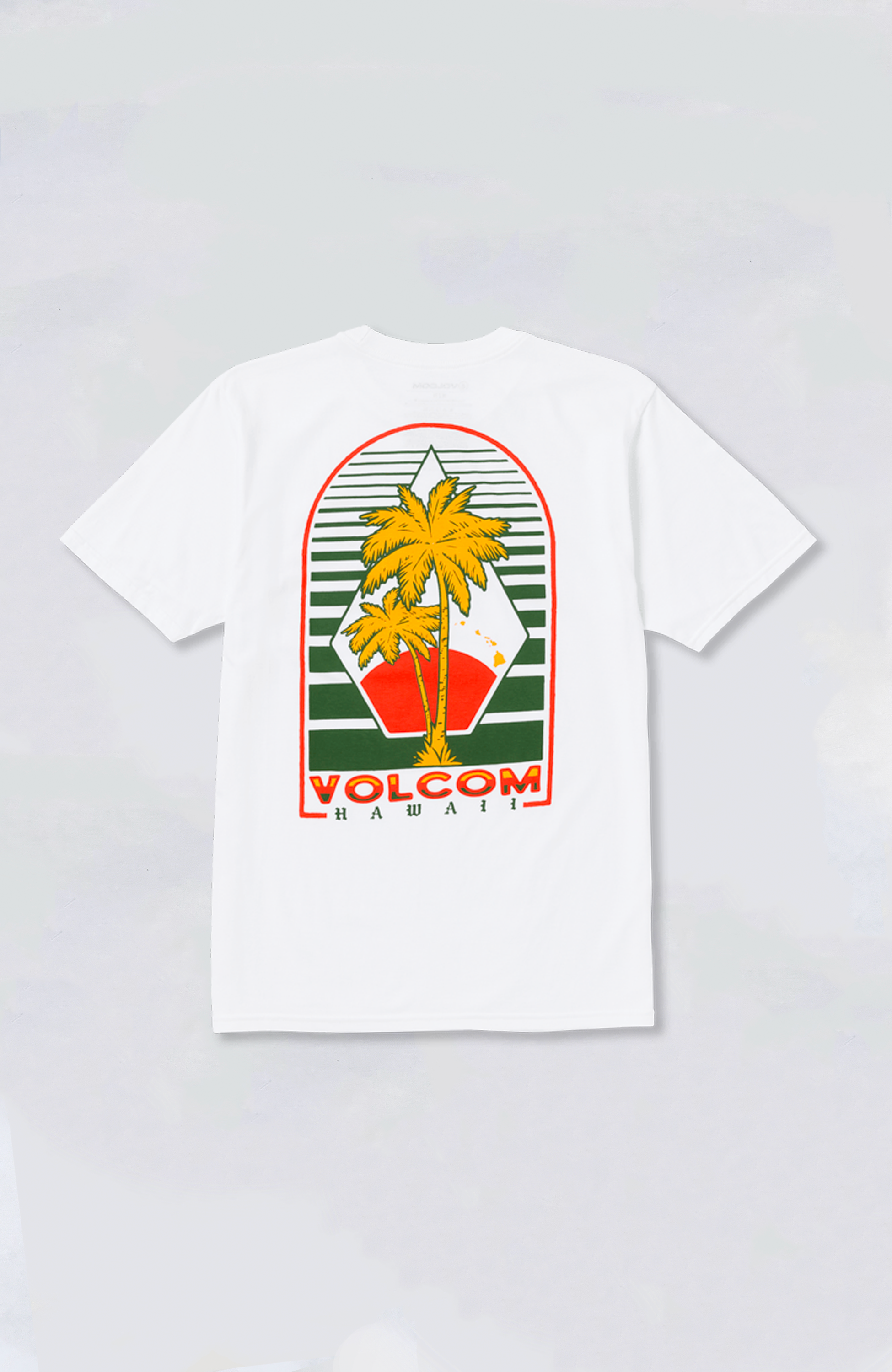 Volcom Palm Rocks Graphic T-Shirt for Men & Women - Stylish Casual Wear for Beach, Surfing & Outdoor Activities