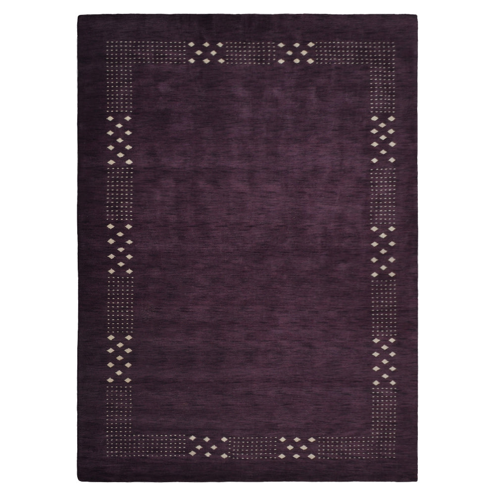Hand Knotted Wool Rug - Premium Quality Handmade in Shenzhen - Perfect for Living Room, Bedroom & Home Decor
