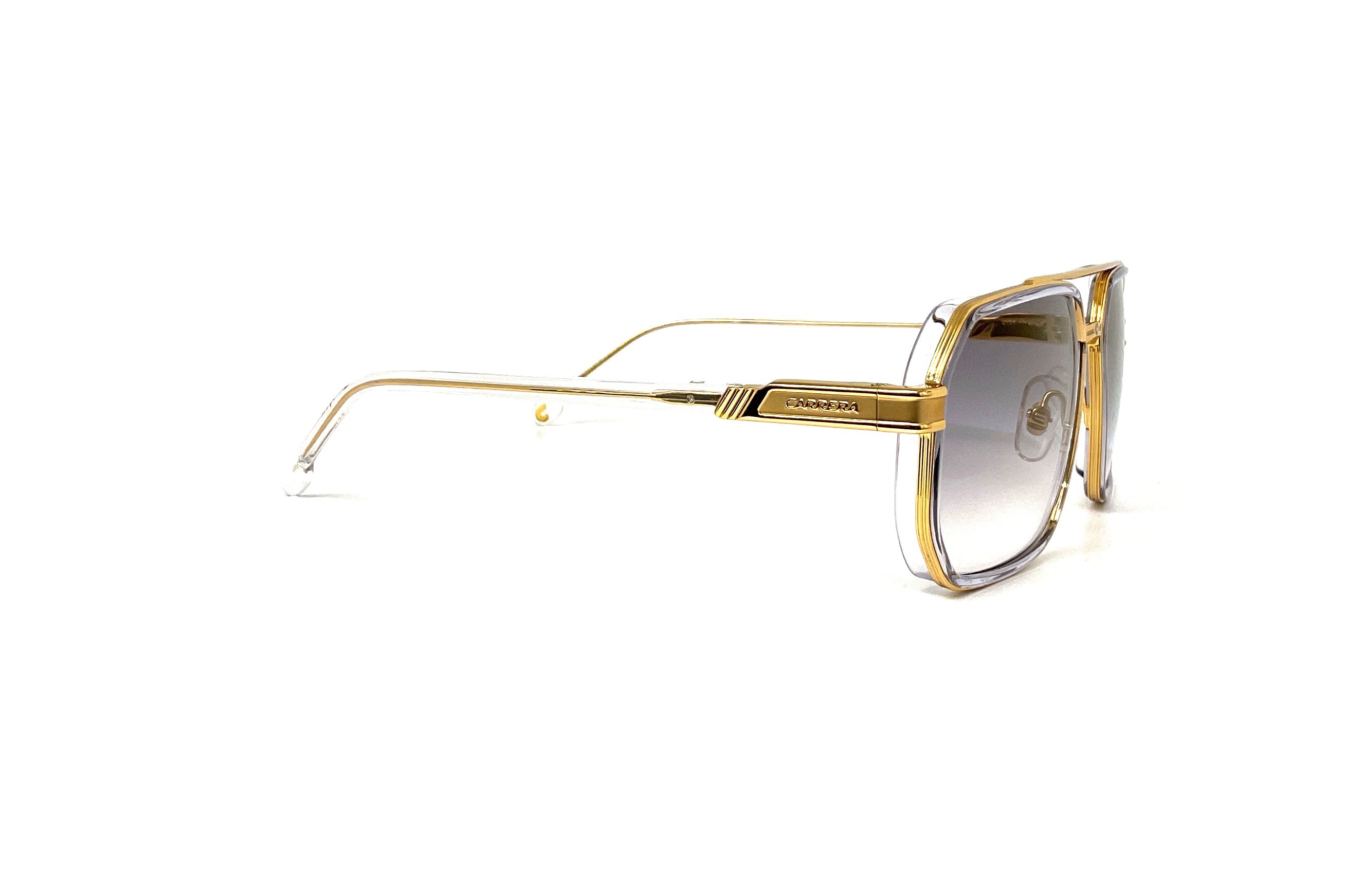 Carrera 1069/S Crystal Gold Sunglasses - Polarized UV Protection Aviator Sunglasses for Men & Women - Perfect for Driving, Travel & Outdoor Activities