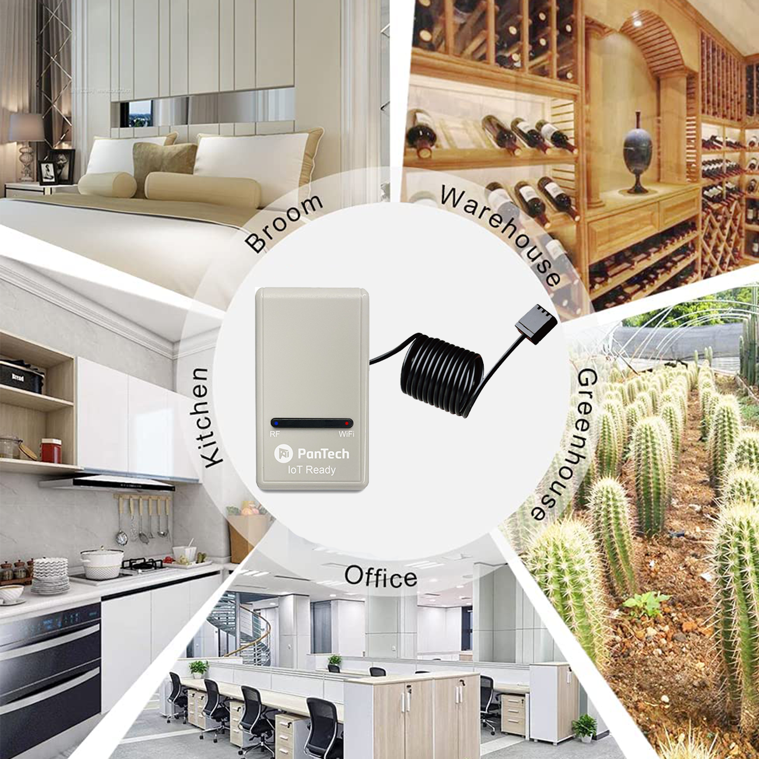 PanTech Wireless Weather Station Gen 3 SE with IoT Gateway - Indoor & Outdoor Sensors (Model PT GW1201) | Real-Time Weather Monitoring for Home, Garden & Smart Agriculture | AU Stock Available