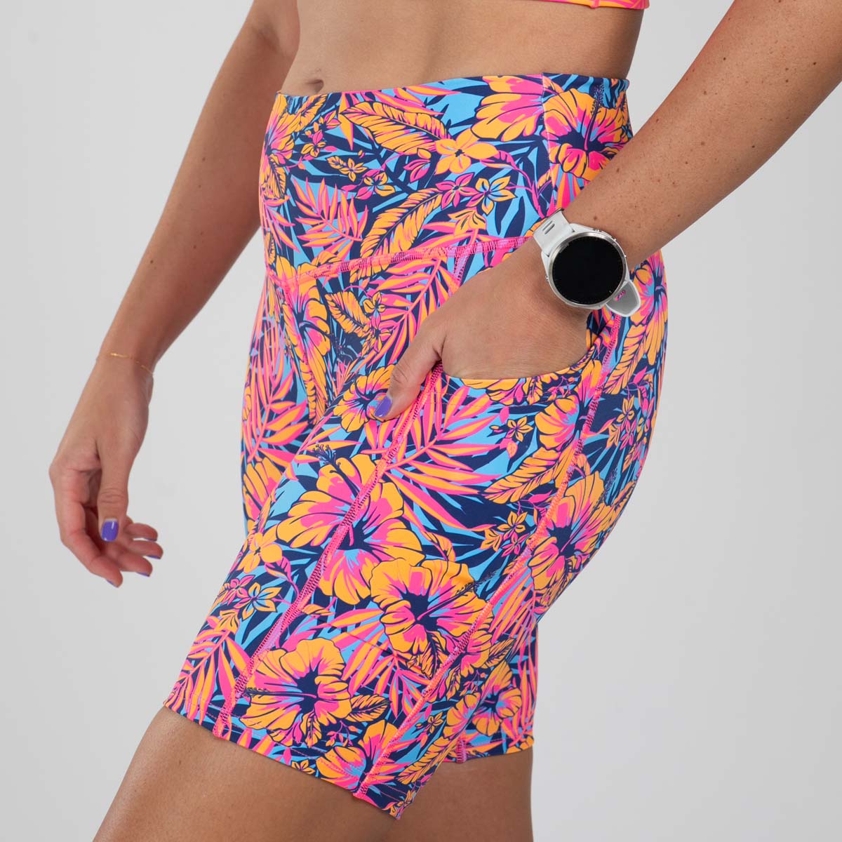 Women's Running Shorts - High Waist Athletic Shorts with Pockets for Yoga, Gym & Workout | Comfortable & Breathable Fabric for Active Lifestyle