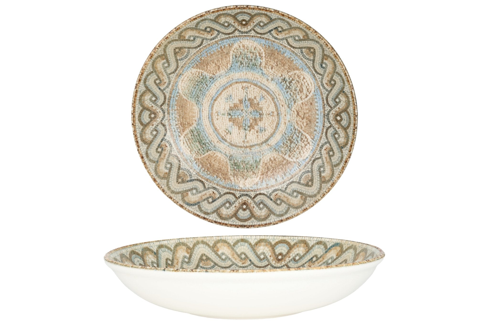Premium Celest 24-Piece Dinnerware Set - Elegant Porcelain Plates, Bowls, Cups & Saucers for Formal Dining, Entertaining & Everyday Use