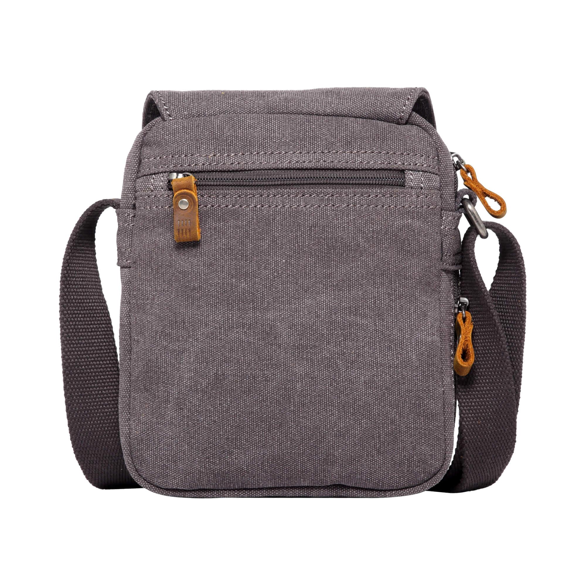 TRP0239 Troop London Classic Canvas Crossbody Bag - Stylish & Durable for Travel, Work & Everyday Use