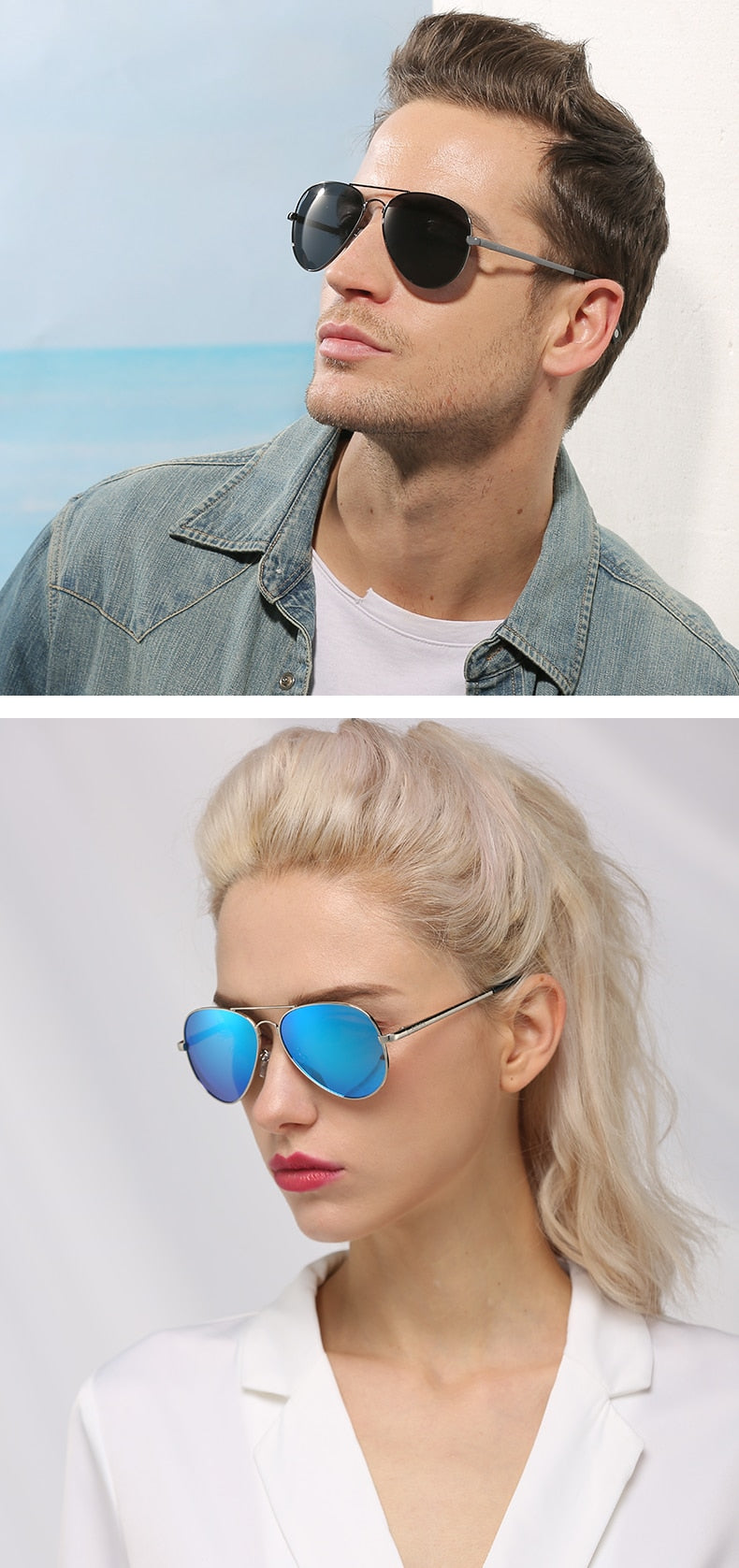 Aidien Men's Full Rim Oversized Oval Alloy Double Bridge Reading Glasses & Sunglasses - Stylish Eyewear for Reading, Driving, and Outdoor Activities