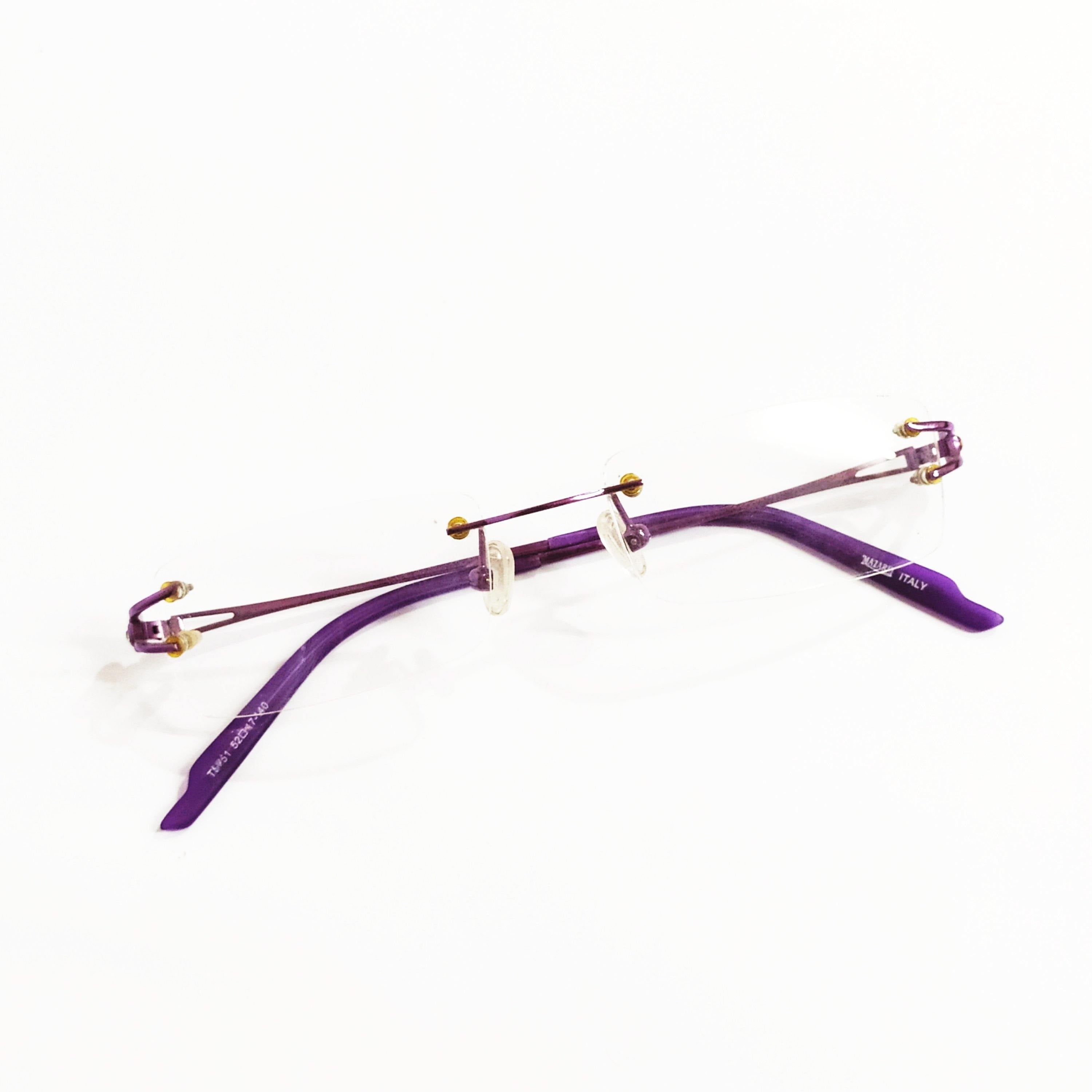 Premium Rimless Computer Glasses Blue Light Blocking with Anti-Glare Coating - Lightweight Frameless Eyewear for Digital Eye Strain Relief - Ideal for Office Work, Gaming & Screen Time (Model WlTS951)