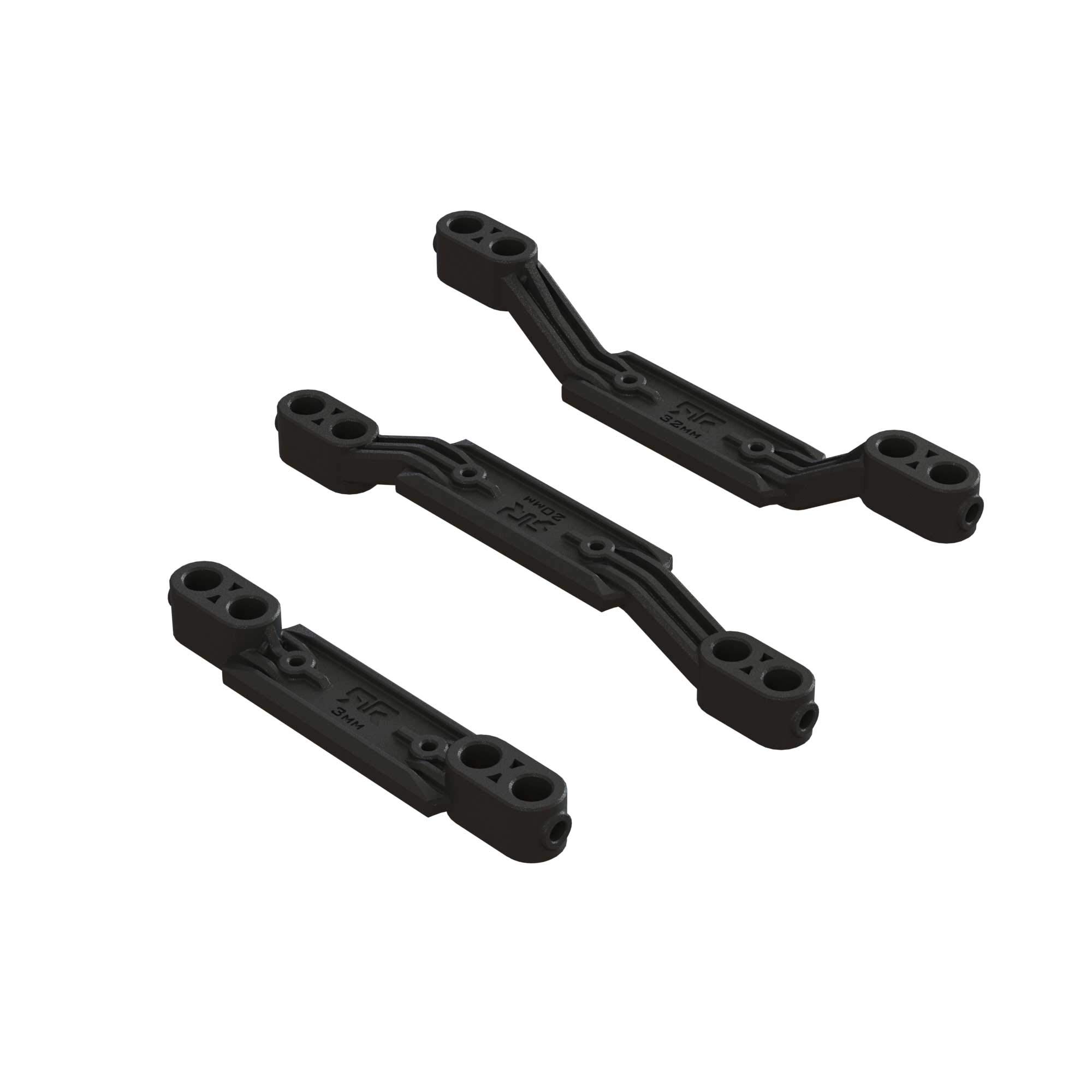 ARRMA ARA320517 Medium Body Post Mount Set - Durable RC Car Accessory for Off-Road Racing & Bashing
