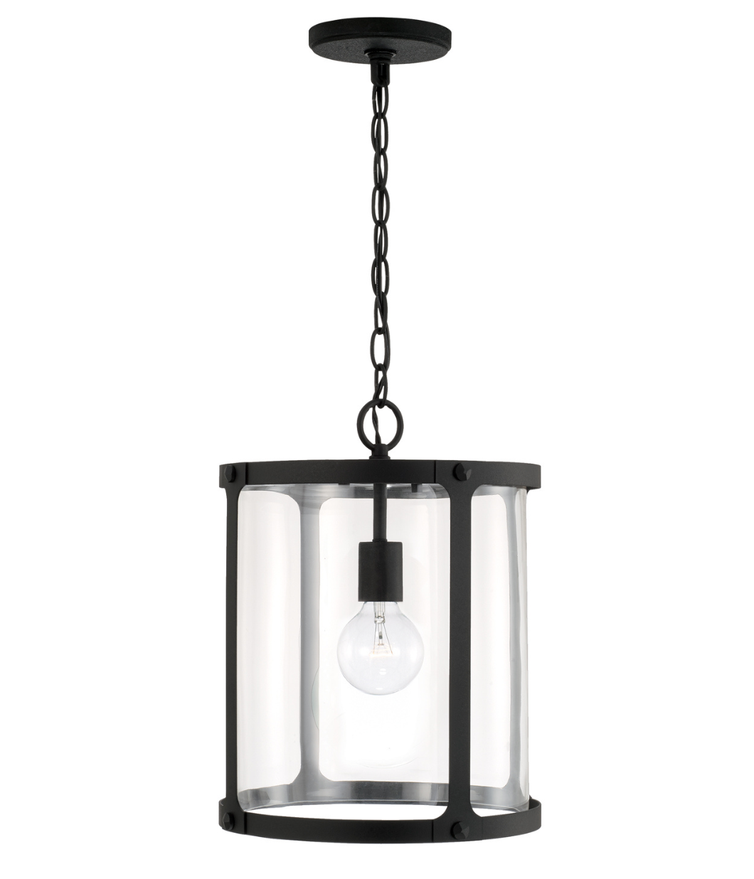 Hagen 1 Light Pendant - Modern Single Bulb Hanging Light Fixture for Kitchen Island, Dining Room & Bedroom Lighting