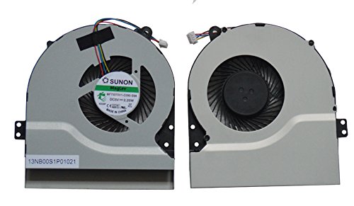 Wanpeng® Replacement Laptop CPU Cooling Fan for ASUS X450 X550V X450CA X550 X550VC X550C A550C - Quiet Cooling Solution for Gaming, Work & Study