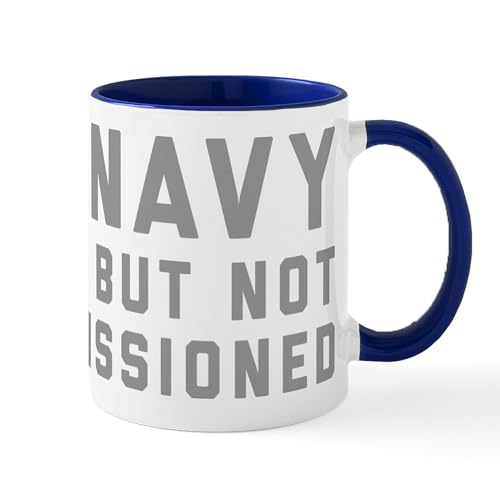 White/Navy Inside - US Navy Retired Not Decommission
