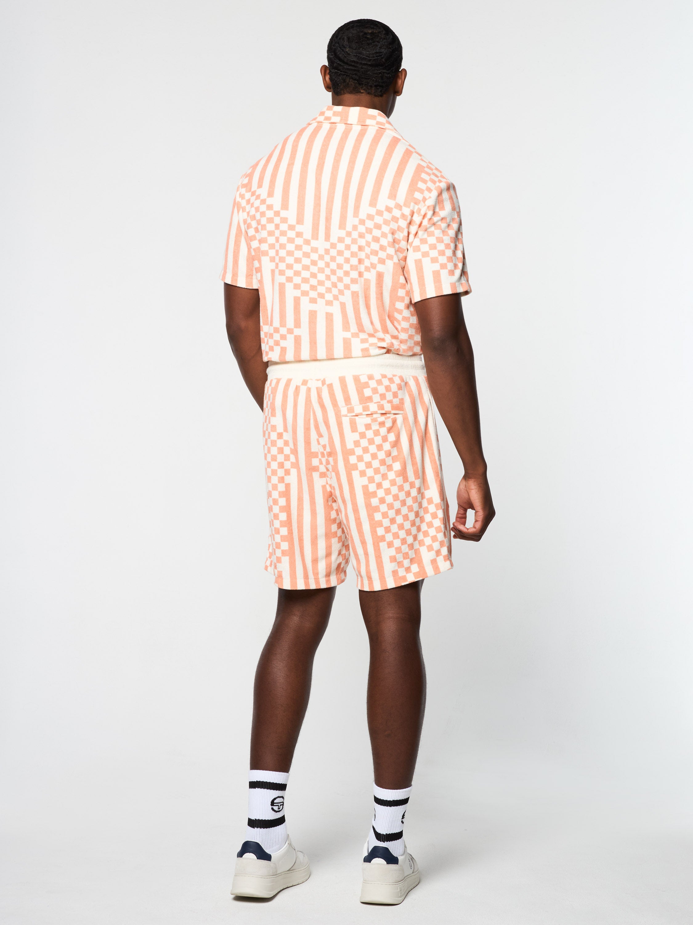 **Terry Cabana Shorts for Women - Soft Cotton Beach Shorts with Canyon Sunset Print | Perfect for Poolside, Vacation & Summer Outfits**