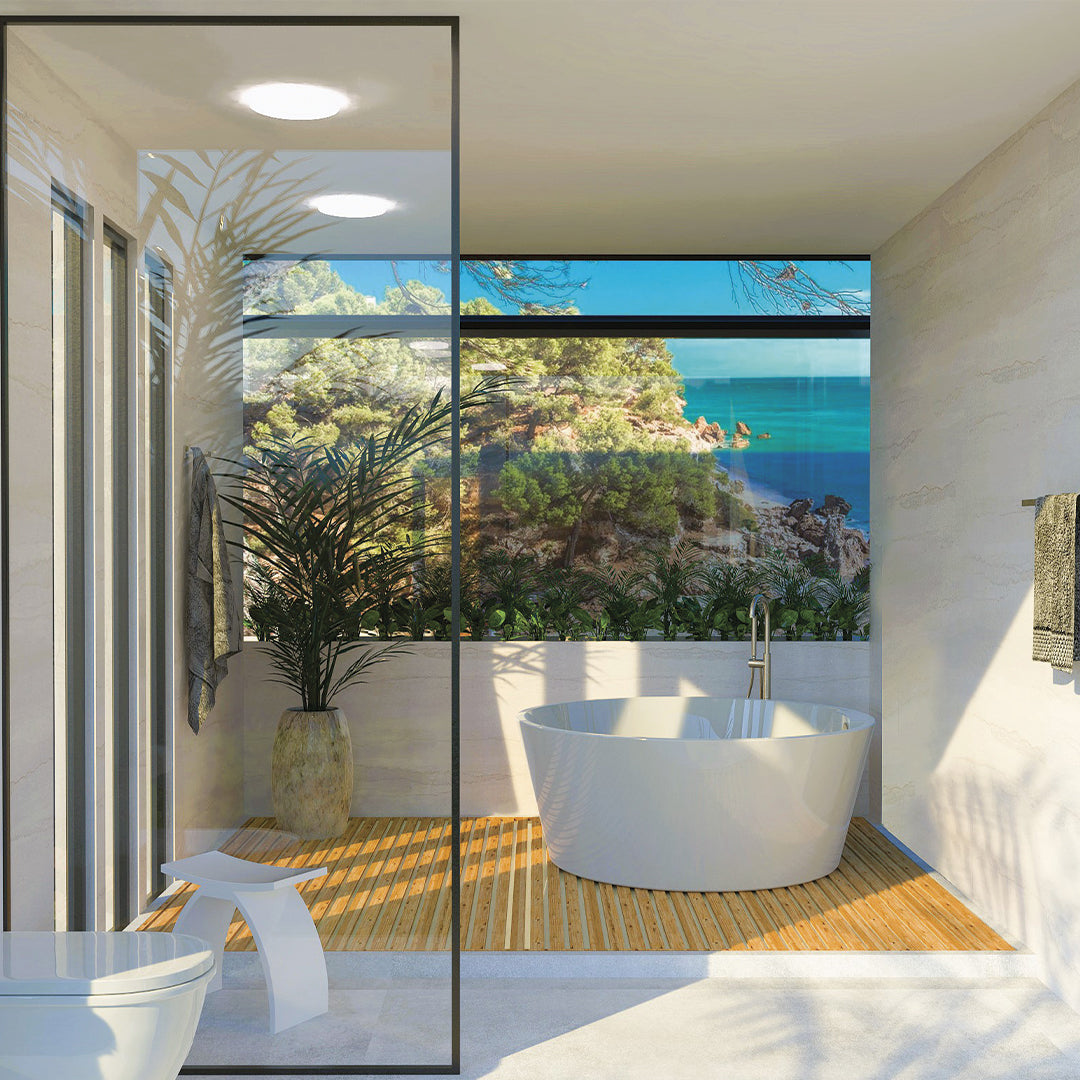 DAX Round Freestanding Acrylic Bathtub 57