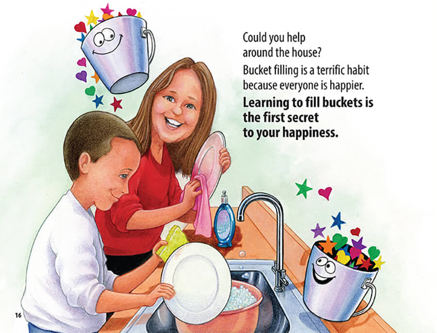 Buckets, Dippers, and Lids: Secrets to Happiness - Self-Help Book for Personal Growth & Positive Thinking | Perfect for Daily Inspiration & Mindfulness Practice