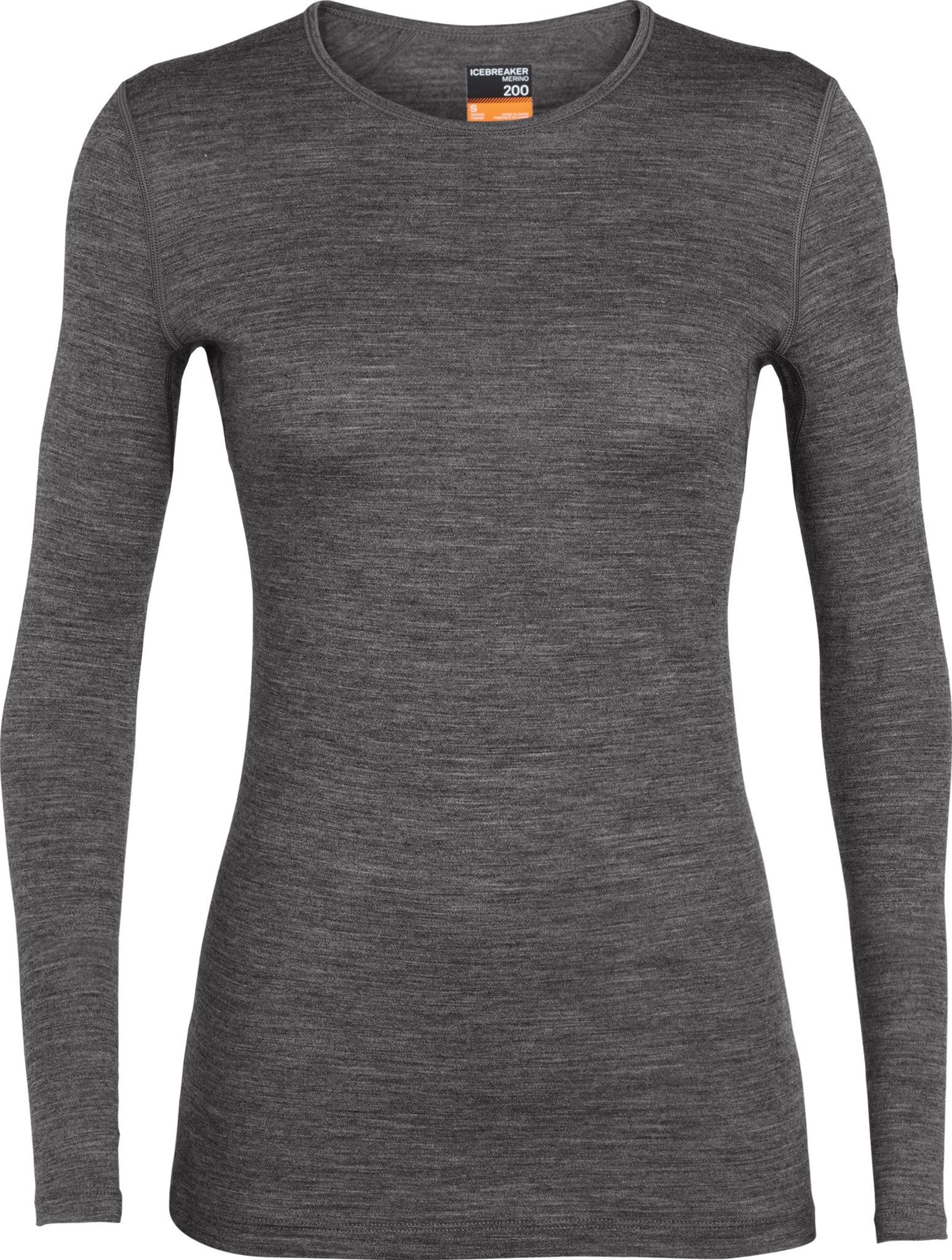 200 Oasis Long Sleeve Crewneck Women's Thermal Shirt - Soft Cotton Blend Base Layer for Winter, Fall & Outdoor Activities