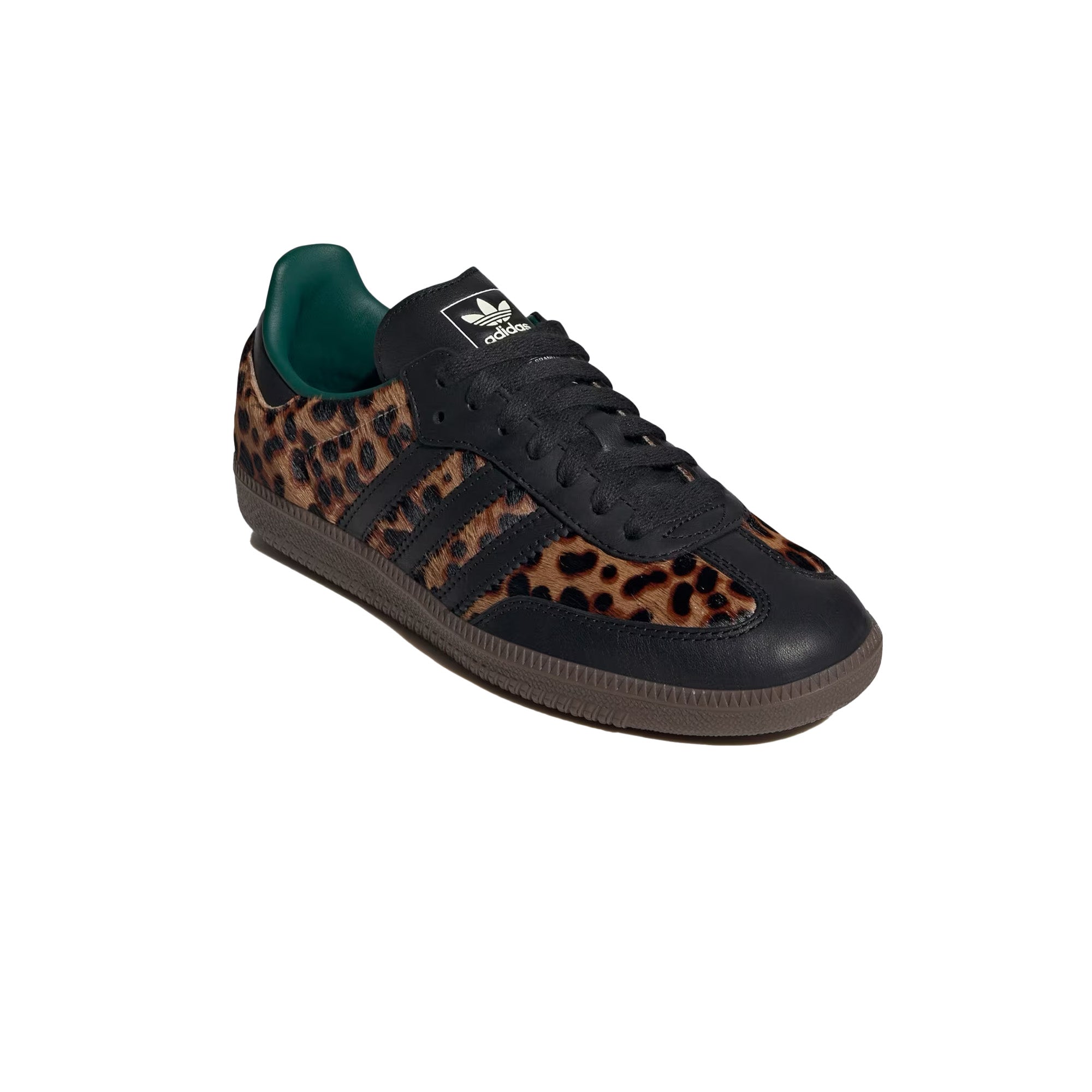Adidas Samba OG 'Black Green Leopard' Women's Sneakers (2025) - Classic Comfort for Casual Wear, Street Style & Everyday Fashion