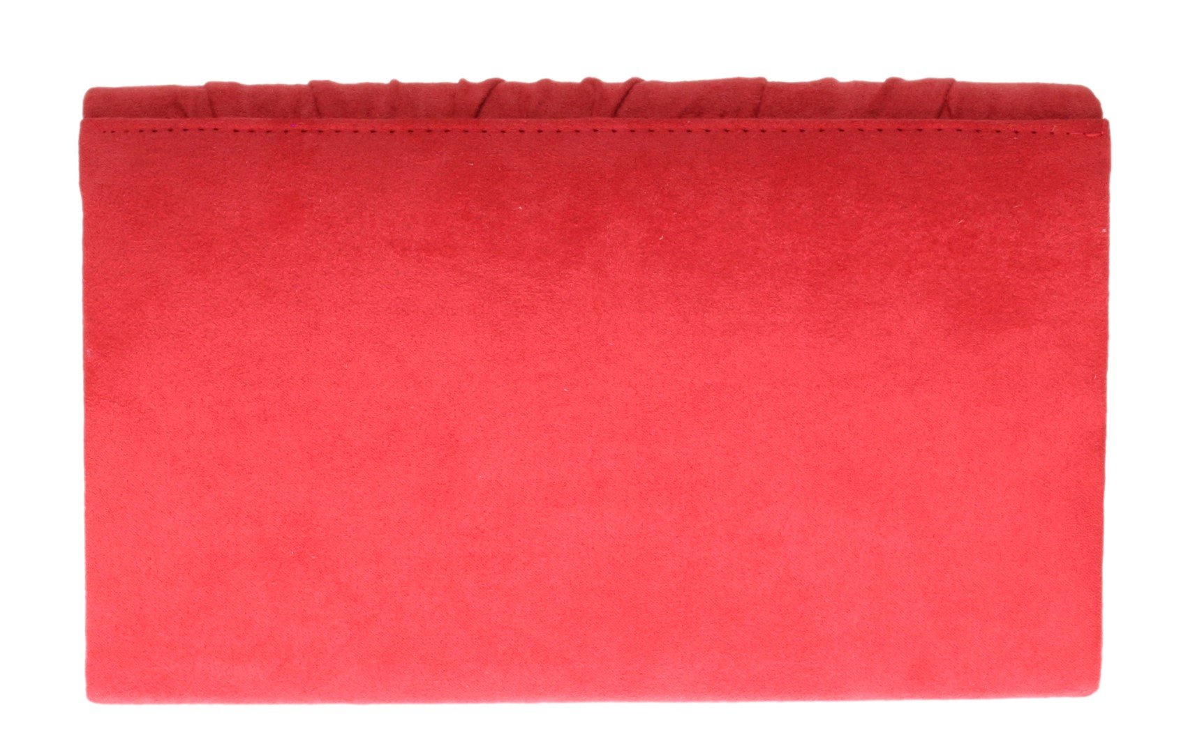 Stylish Women's Faux Suede Pleated Clutch Handbag - Elegant Evening Purse for Parties, Weddings & Date Nights | Trendy Girly Accessory for Women