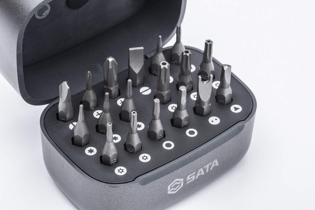 25-Piece SATA Micro Precision Pen Screwdriver Kit for Electronics Repair - ST05108-02 | Perfect for Smartphones, Laptops, Glasses & Small Device Maintenance