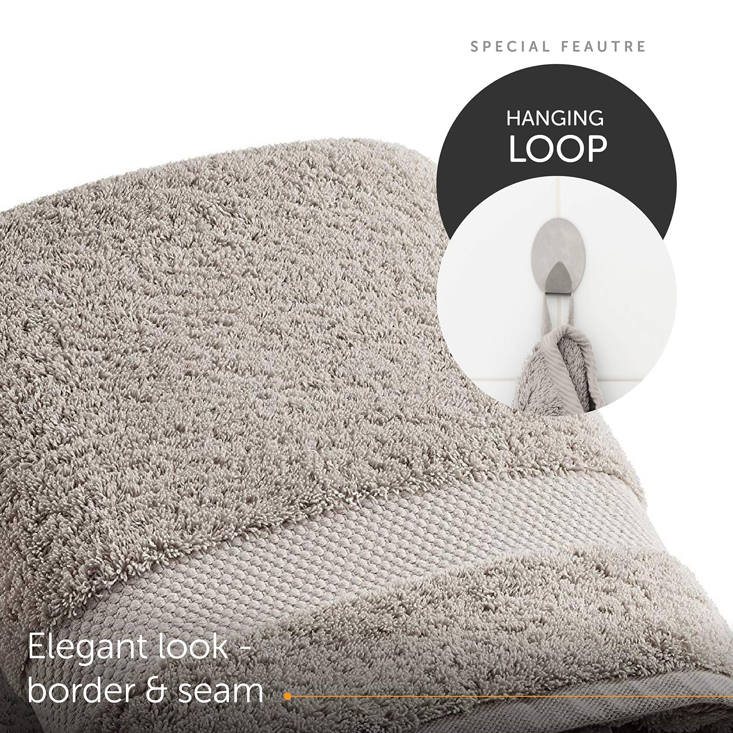 Premium Turkish Cotton Hand Towels for Bathroom - 20