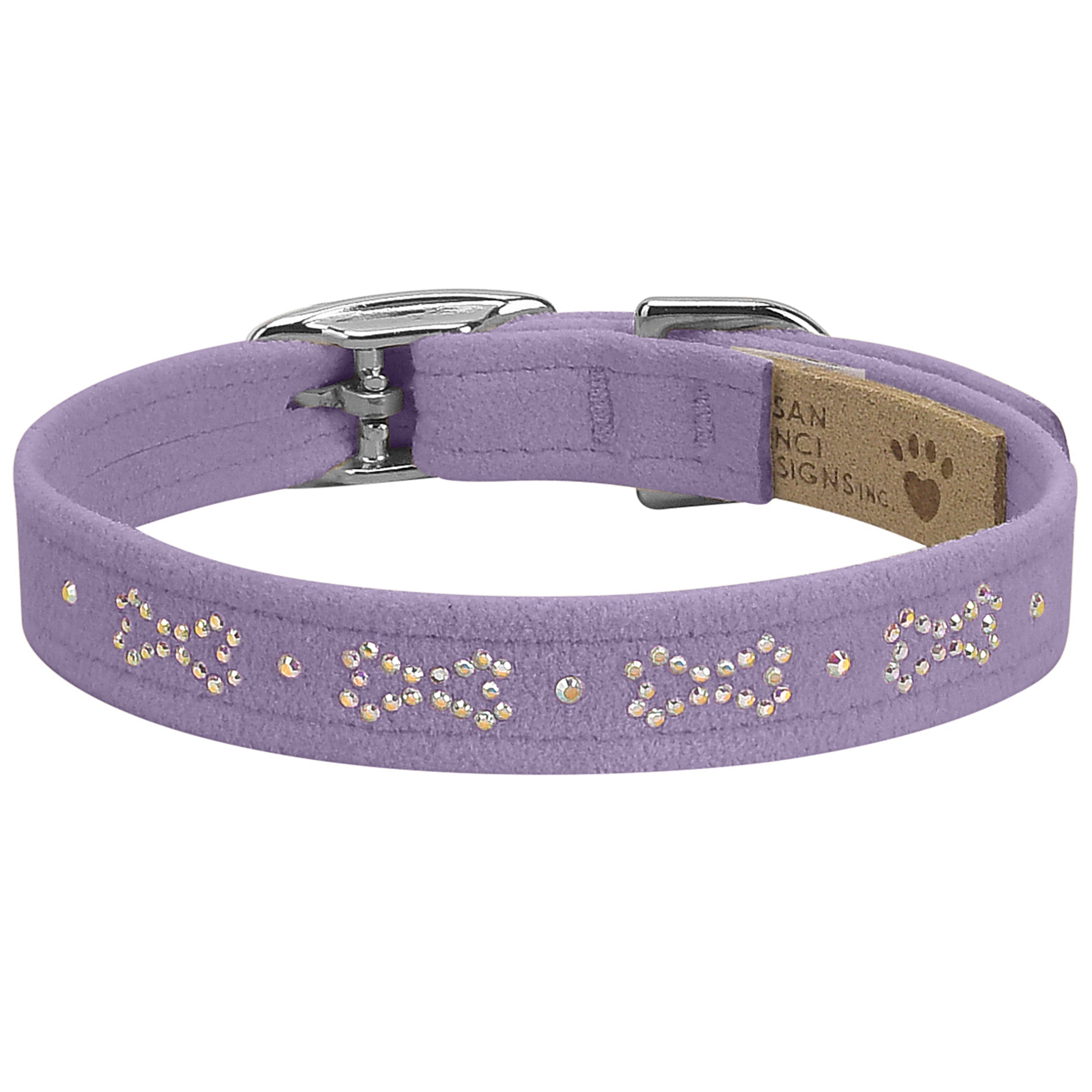 Orion's Bone 1/2 Collar for Dogs - Adjustable Pet Necklace with Rhinestones - Perfect for Small & Medium Dogs, Fashion Accessory for Daily Walks, Parties & Pet Photos