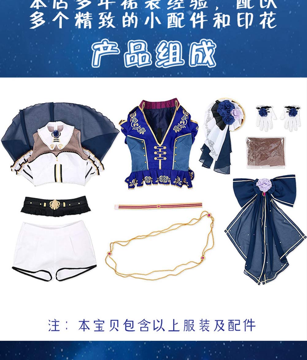 Anime Udagawa Ako Cosplay Costume - Halloween, Christmas & New Year Party Dress - Perfect for Cosplay Events, Anime Conventions & Themed Parties