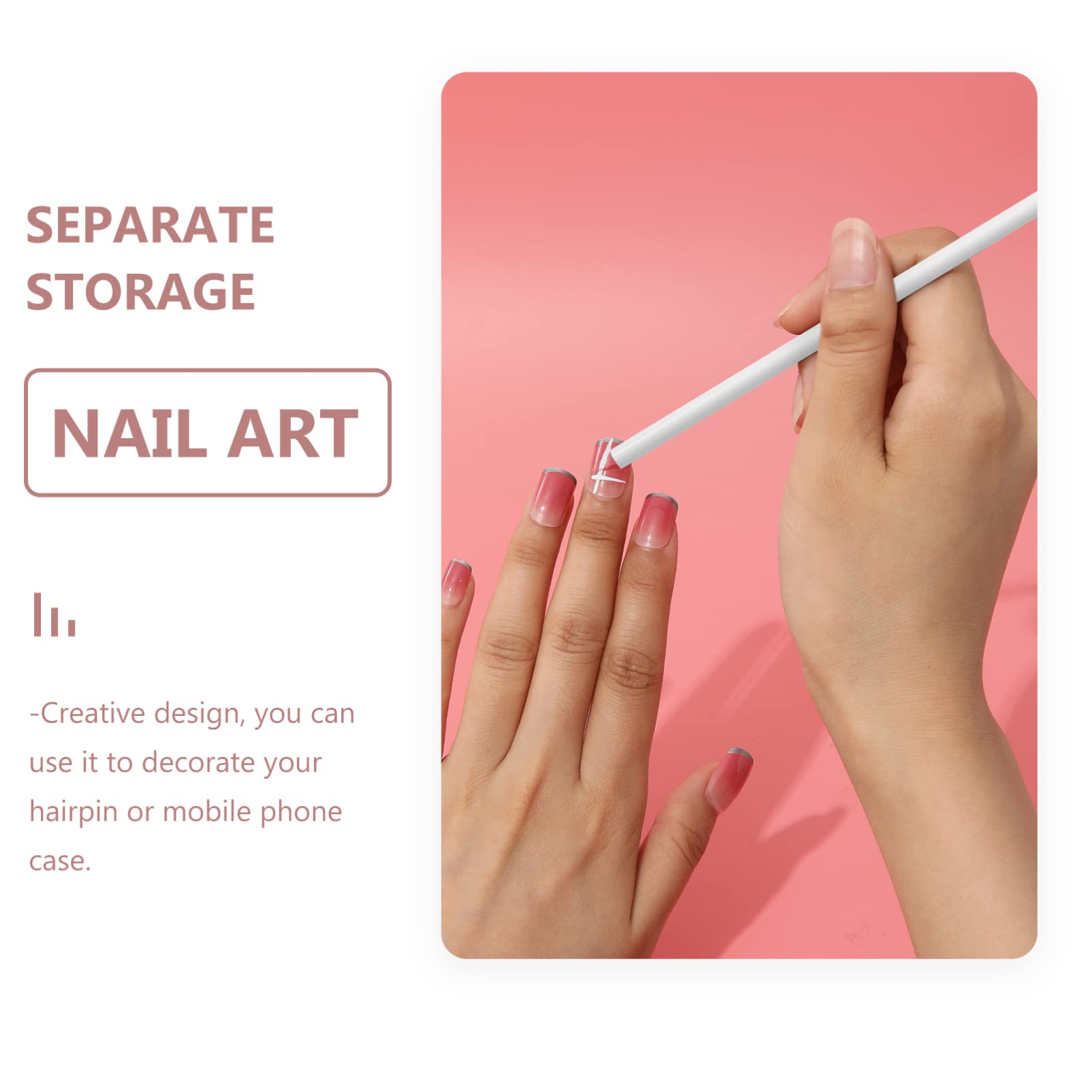 Nail Dotting Tool & Rhinestones Kit - Crystal Gems, Glitter Nail Jewels, Art Diamonds for Nail Decorations, DIY Manicure & Crafts | Perfect for Salon, Home Nail Art & Party Makeup