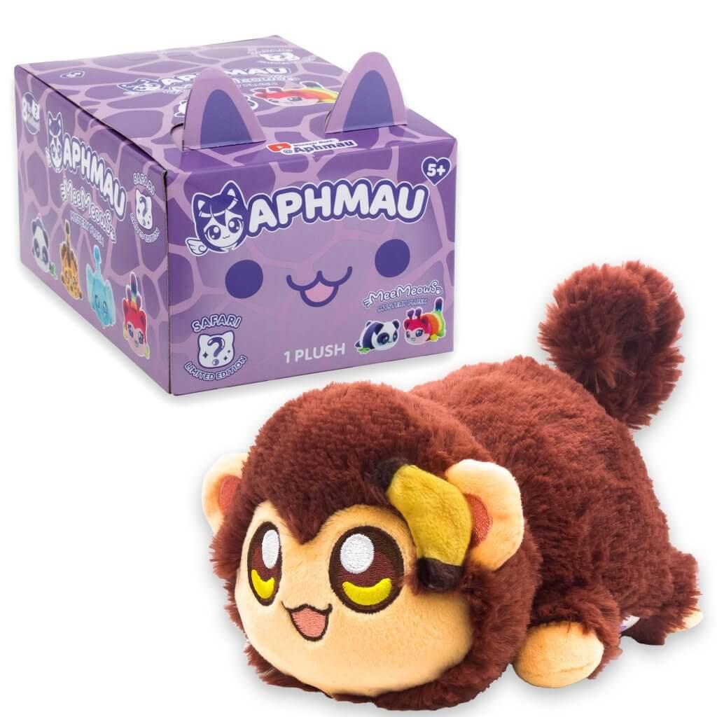Aphmau MeeMeows 6-Piece Safari Mystery Blind Box Collection - Cute Animal Figures for Kids, Collectors & Gift Giving - Perfect for Playtime, Display & Surprise Party Favors