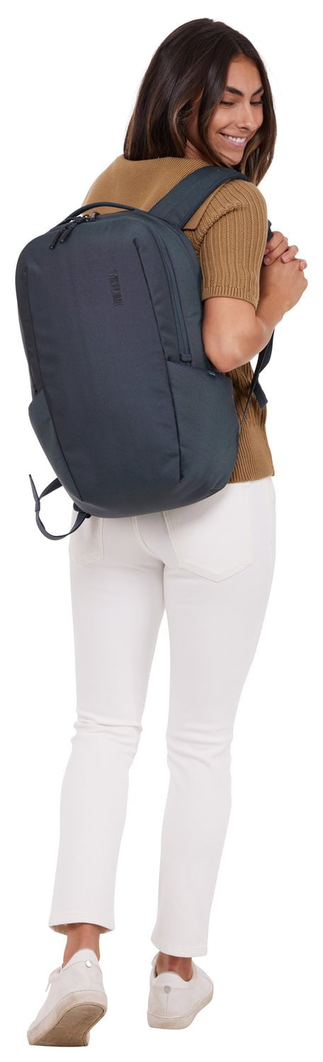 Thule Subterra 2 21L Laptop Backpack - Water-Resistant Dark Slate Travel Backpack for Work, School & Commuting - Fits 15