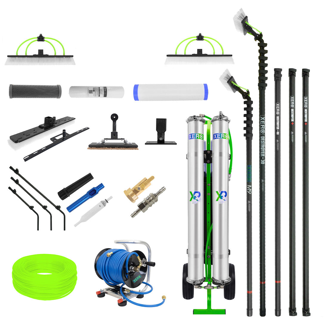 XERO Ultimate Commercial Kit - Professional-Grade Cleaning Supplies for Restaurants, Offices & Retail Stores | Heavy-Duty Mops, Brooms & Cleaning Tools for Deep Cleaning & Sanitizing