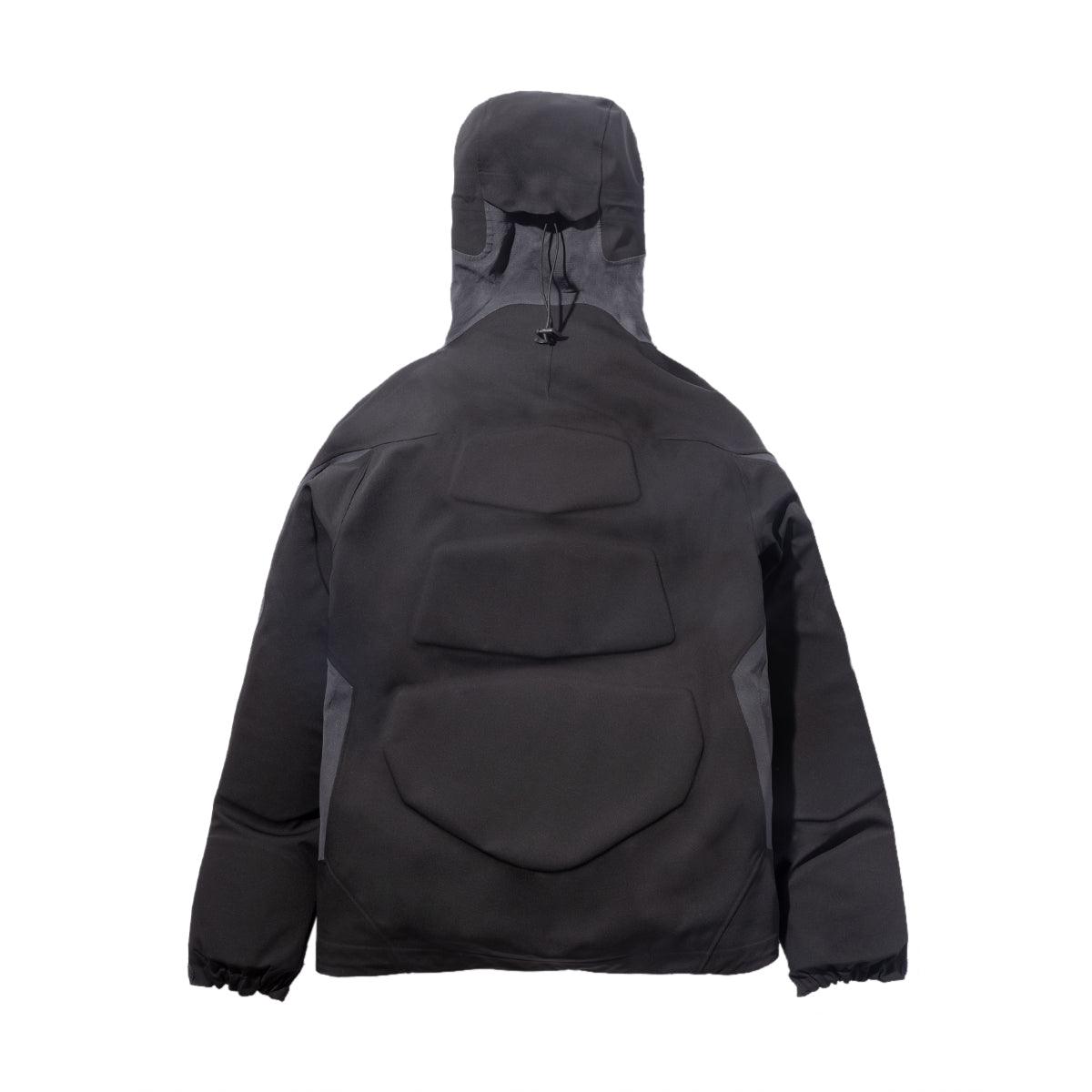 Armor Jacket for Men - Black Tactical Windbreaker - Lightweight Waterproof Outdoor Jacket for Hiking, Motorcycle & Military Use