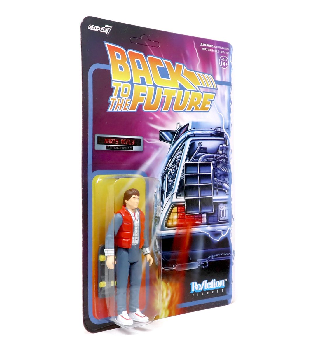 Marty McFly Back to The Future BTTF ReAction Figure - Collectible Toy for Fans, Movie Memorabilia, Gift for Sci-Fi Enthusiasts | Perfect for Display, Cosplay, and Nostalgic Decor