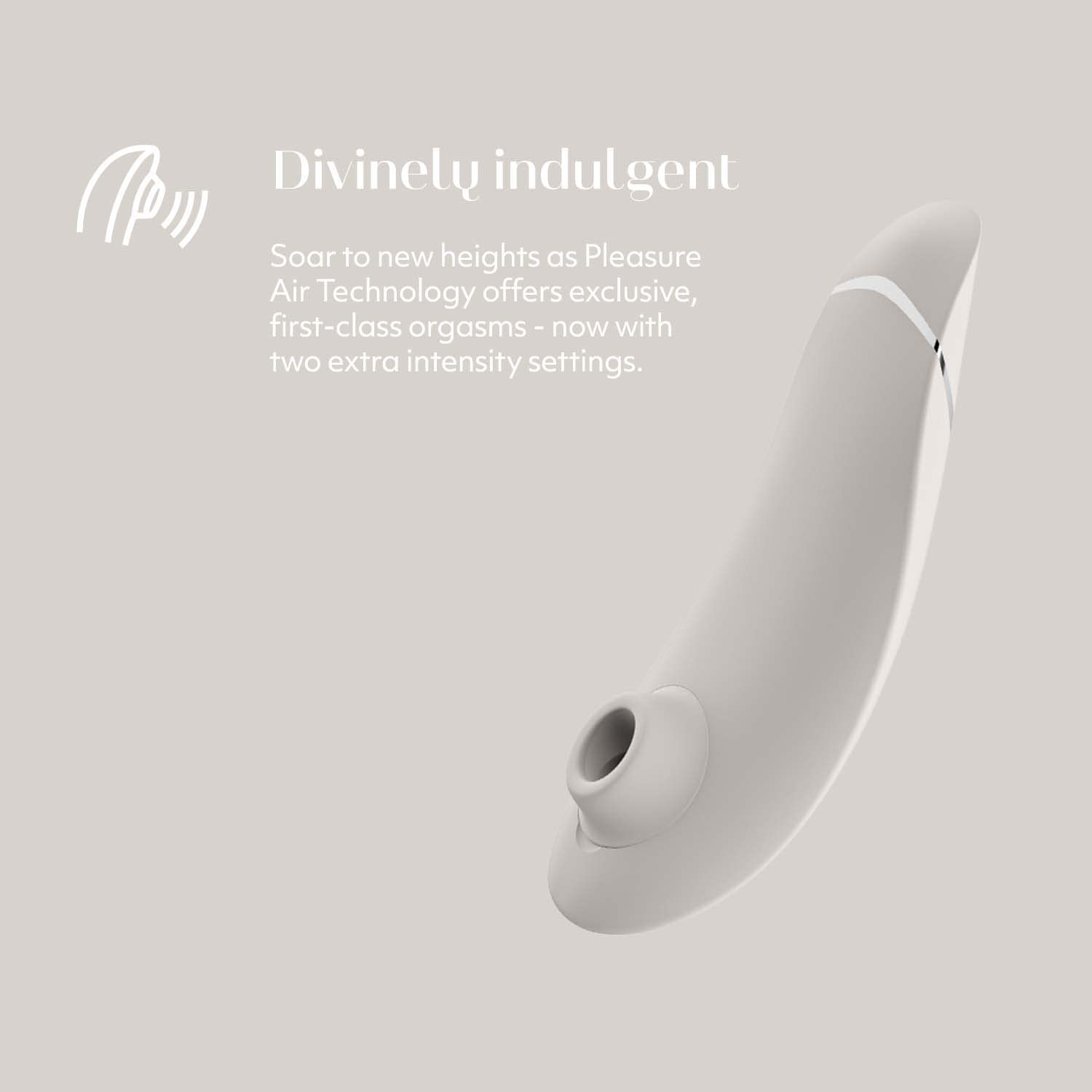 Premium Womanizer Premium 2 Clitoral Stimulator - 14 Suction Speeds Waterproof Vibrator for Women | Adult Sex Toy & Clit Sucker | Gray | Perfect for Solo Play, Couples & Sensual Massage