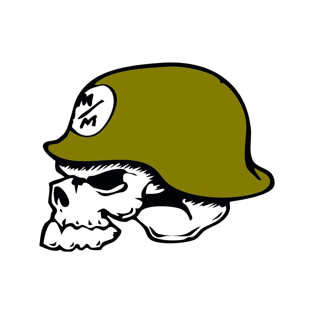 Metal Mulisha OG Helmet Sticker 8 Inch - Durable Vinyl Decal for Motorcycle Helmets, ATV & Dirt Bike Gear - Perfect for Bikers, Racers & Off-Road Enthusiasts