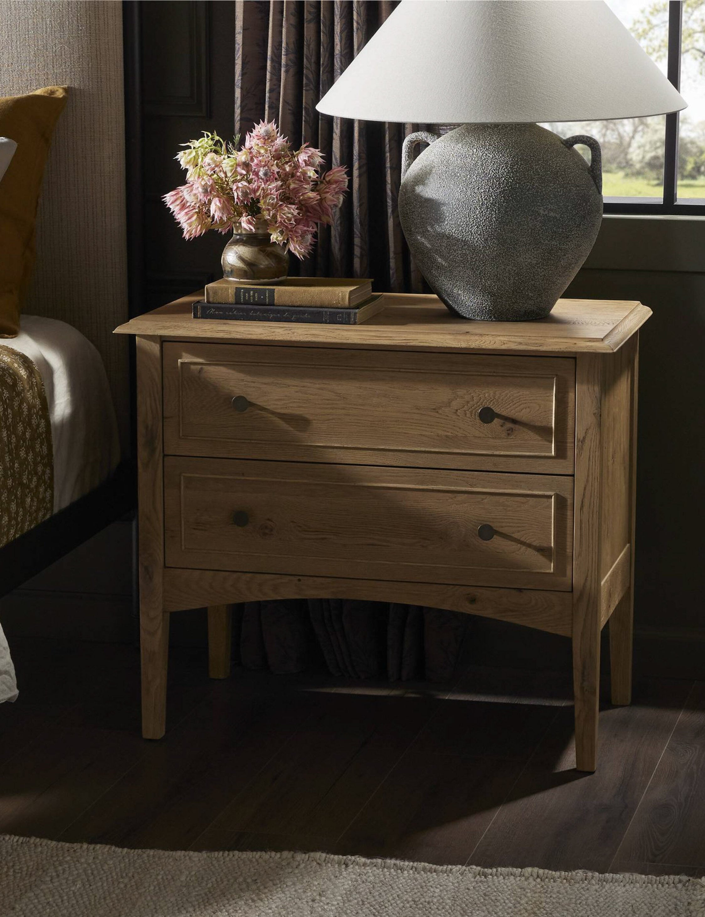 Archdale Nightstand - Modern Bedside Table with Storage Drawer for Bedroom, Living Room & Office | Stylish and Functional Furniture for Small Spaces