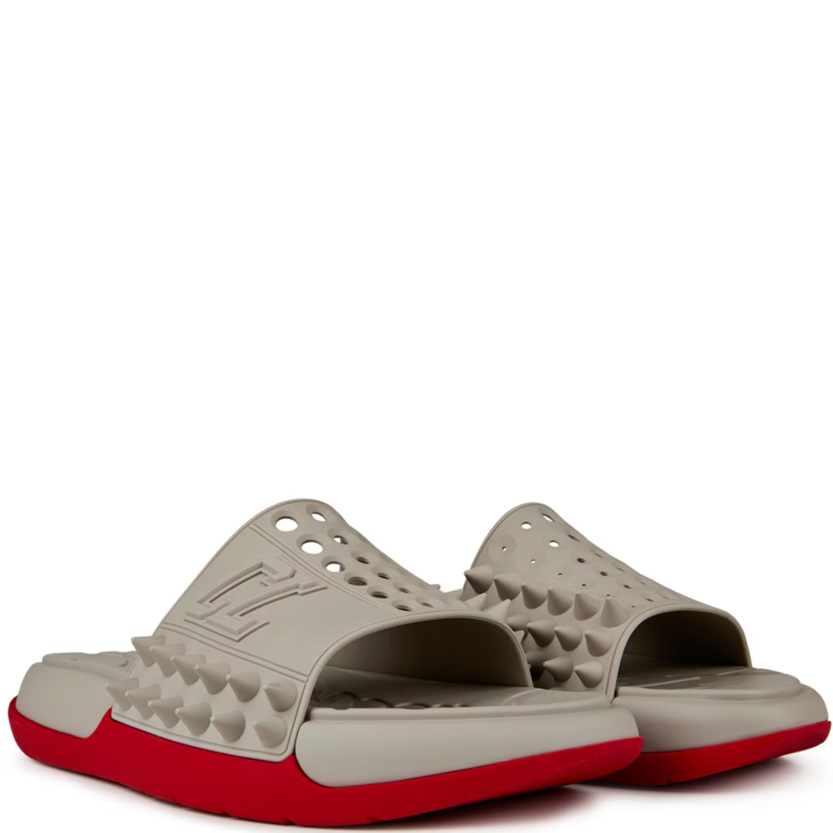 Christian Louboutin Take It Easy Sliders - Luxury Women's Slide Sandals with Signature Red Sole | Perfect for Poolside, Beach & Summer Vacations
