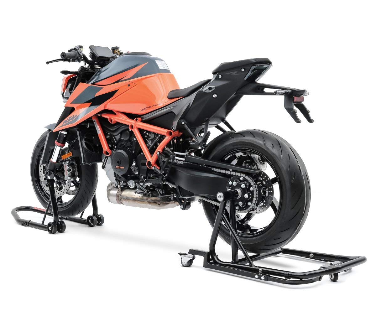 MV Agusta Brutale 1090 RR 10-18 Motorcycle Paddock Stand Set - Heavy Duty Rear Dolly Stand & RCS Compatible - Perfect for Garage Maintenance & Bike Storage