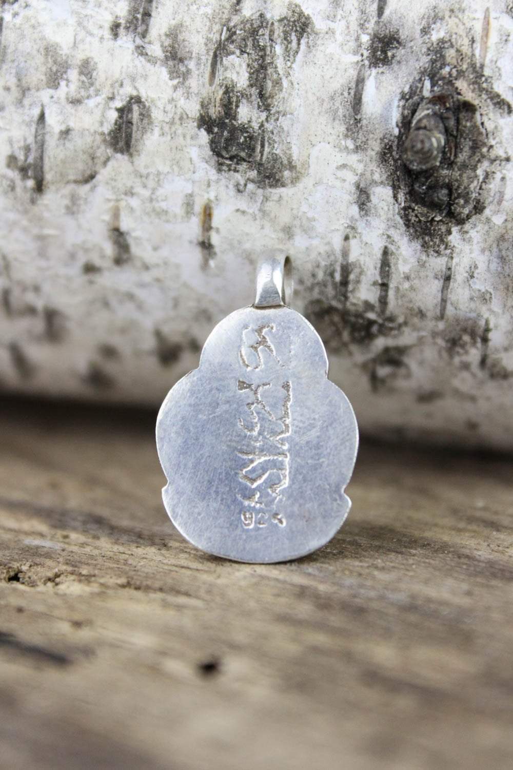 1 Inch Sterling Silver Shakyamuni Buddha Pendant Necklace - Handmade Buddhist Jewelry for Meditation & Spiritual Protection