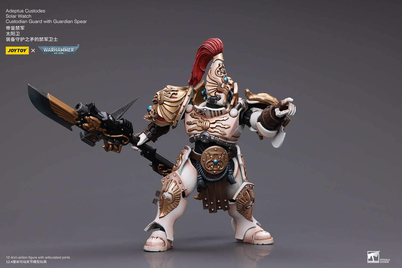 JOYTOY 1/18 Scale Warhammer 40K Adeptus Custodes Solar Watch Action Figure - Collectible Miniature for Tabletop Gaming & Display