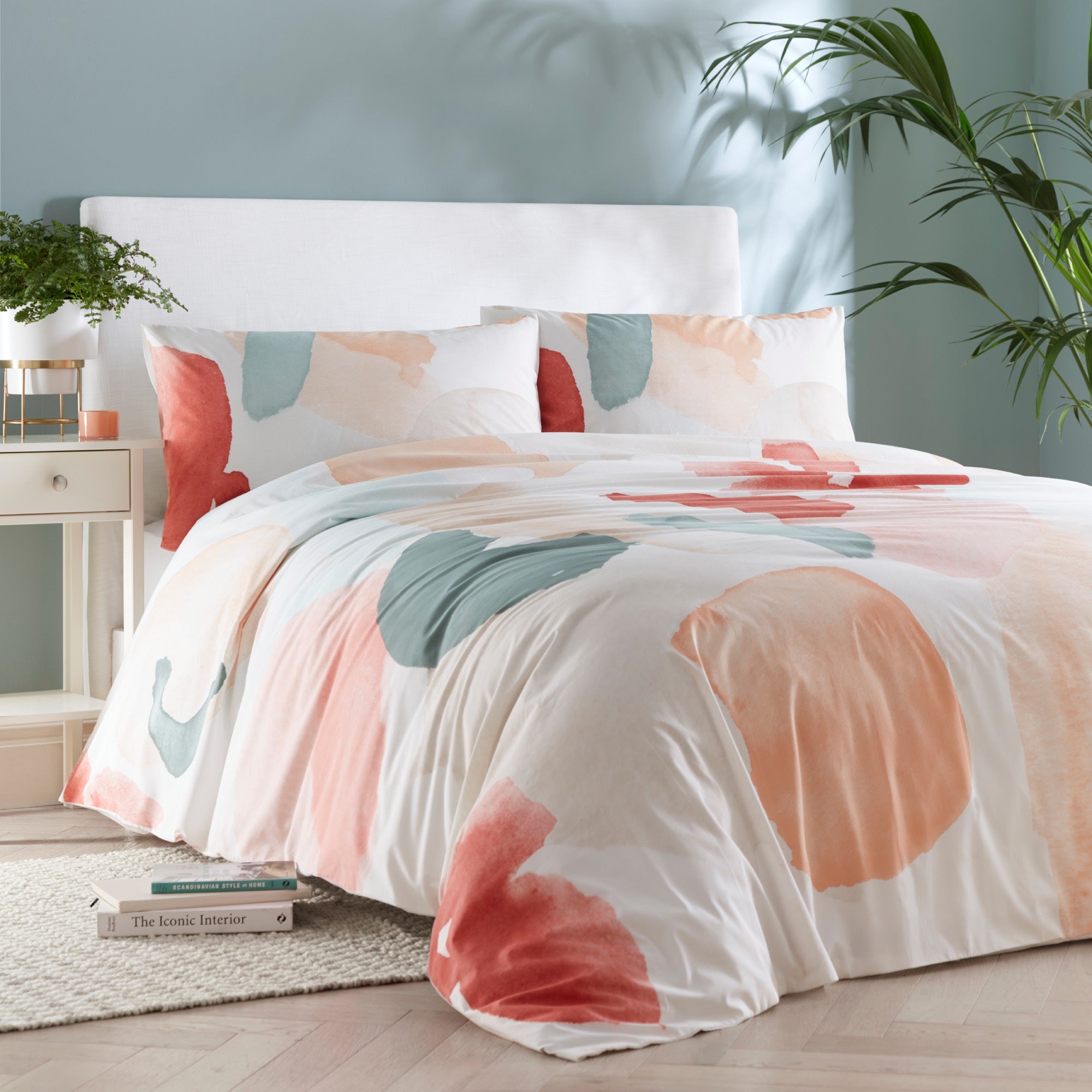 Drift Forward Splash Duvet Cover Set - Soft & Breathable Bedding Set with Zipper Closure, Multi-Color Geometric Pattern - Perfect for Modern Bedrooms, Guest Rooms & Dorm Decor