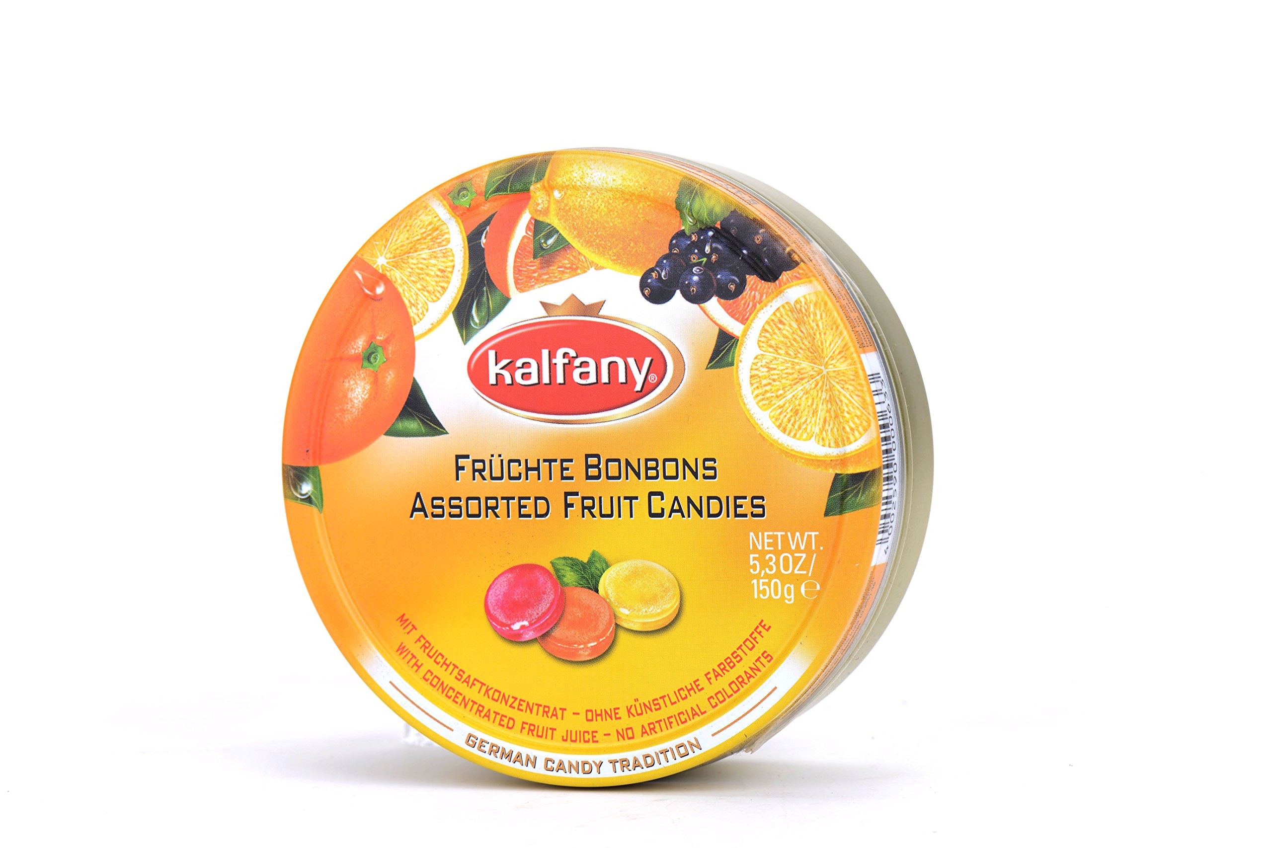 Kalfany Assorted Fruit Flavored Hard Candies - 150g/5.3oz Bulk Pack - Perfect for Party Favors, Office Snacks & Gift Baskets