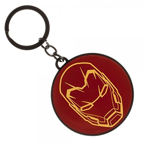 Captain America vs Iron Man Double Sided Keychain - Marvel Superhero Key Ring for Backpacks, Luggage & Gift Giving