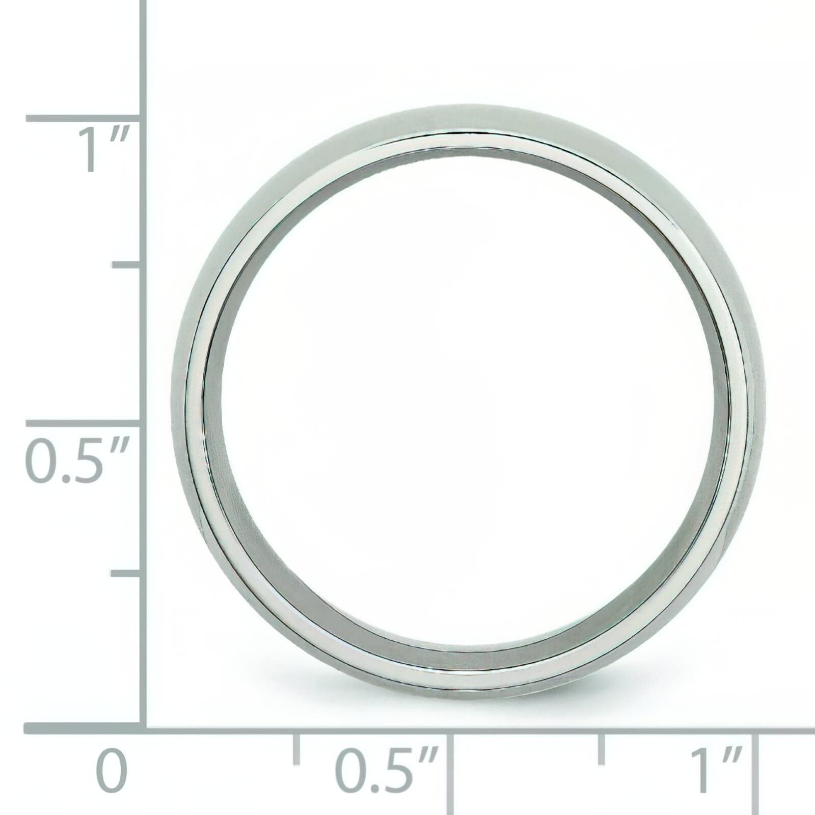 7mm Stainless Steel Men's Wedding Ring Band - Size 9 - Durable & Comfortable for Everyday Wear - Perfect for Weddings, Anniversaries & Special Occasions