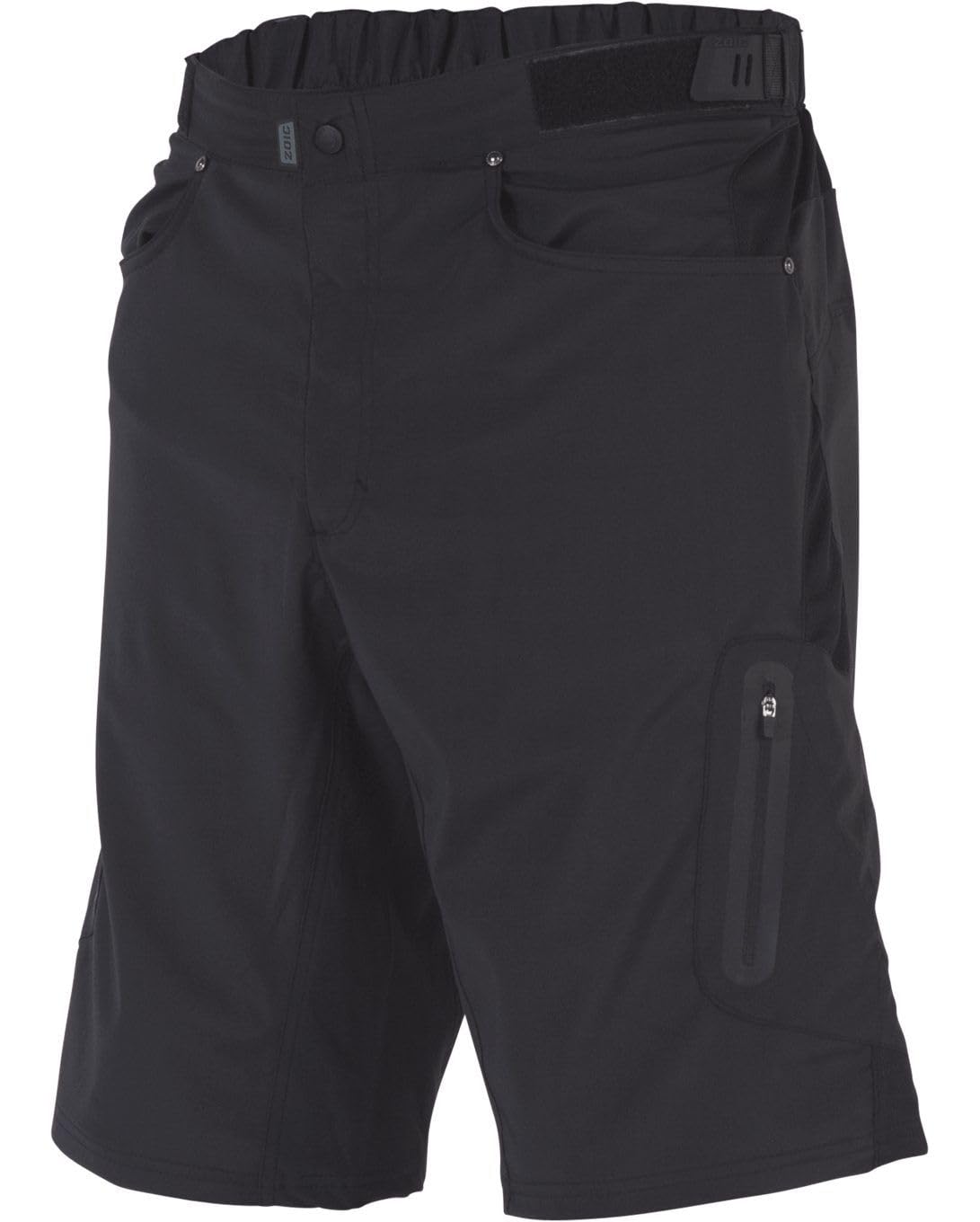 ZOIC Men's Ether Cycling Shorts with Essential Liner - Breathable Padded Bike Shorts for Road & Mountain Biking | Comfortable Cycling Gear for Men